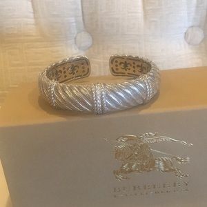 😍 FAB Judith Ripka Sterling Cuff Bracelet